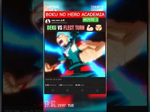 DEKU VS FLECT TURN 💪🏻🤯 | #myheroacademia #edit #mha #amv #anime