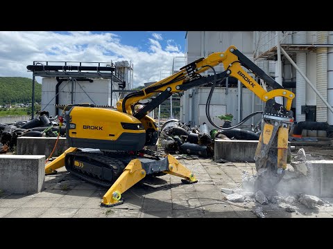 Brokk 500 im Einsatz