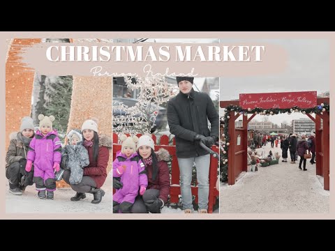 CHRISTMAS MARKET IN PORVOO | Rosie The Santa Baby | Meu & Mea