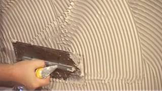 How to apply tile adhesive