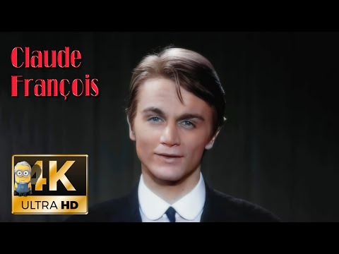 Claude Francois AI 4K Colorized Restored - Belles, belles, belles (1963)