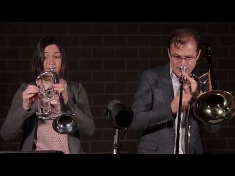 "FRAME", for Trumpet, Trombone and Loop Station by Elisabeth Fessler and Cristian Ganicenco