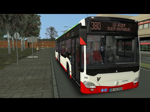 Omsi 2 Addon Projekt Gladbeck Route 380 GE HBF - Buer Rathaus (PC)