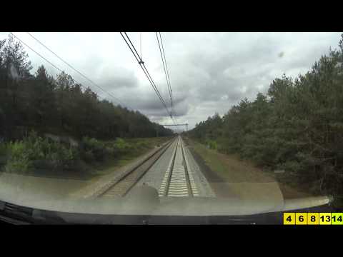 A train driver's view: Deventer - Utrecht CS, ICM, 10-May-2019.