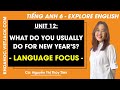 Tiếng Anh 6 Unit 12 | Language focus | What do you usually do for new year -trang 122 ExploreEnglish
