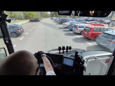 Bus Driving POV | Route 358 Braås - Växjö Via Hovshaga | Scania InterLink