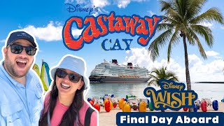 Disney Wish at Castaway Cay | Serenity Bay Adults Only Beach & Worlds of Marvel Dinner