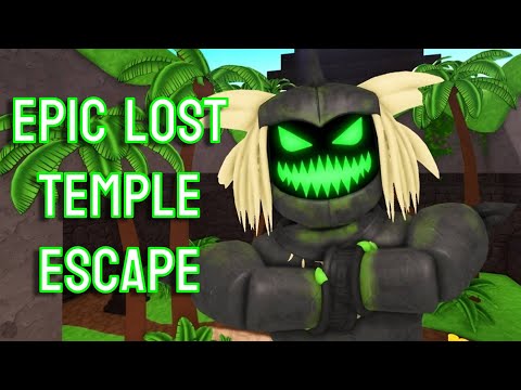 EPIC LOST TEMPLE ESCAPE! (OBBY) (NEW) | Full Gameplay - NO Commentary