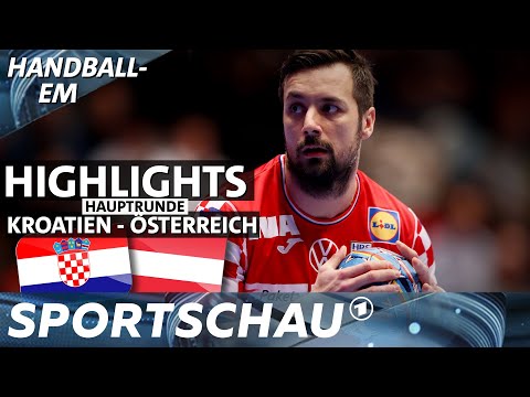 Spielbericht: Kroatien hat wacker kämpfende Österreicher im Griff | Handball-EM | Sportschau