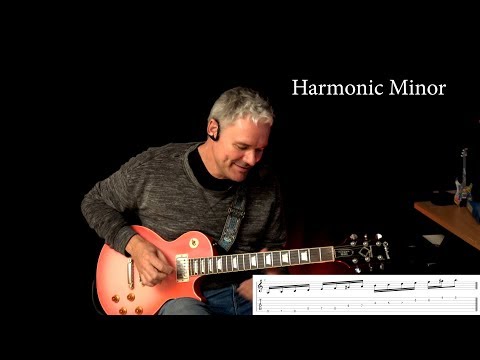 Harmonic Minor ( Easy Beginners Explaination ) - Guitar Lesson