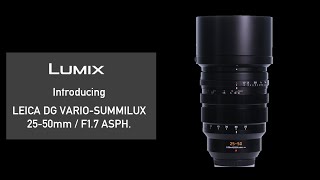 Video 0 of Product Panasonic Leica DG Vario-Summilux 25-50mm F1.7 ASPH MFT Lens (2021)