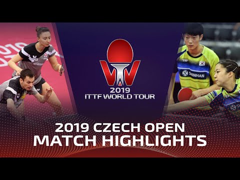 [2019 ITTF Czech Open] 조대성/신유빈  vs Stefan Fegerl/Sofia P. 2019.8.24