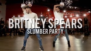 YANIS MARSHALL &amp; KEVIN VIVES HEELS CHOREOGRAPHY &quot;SLUMBER PARTY&quot; BRITNEY SPEARS FEAT TINASHE.