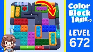 Soluzione del Livello 672 di Color Block Jam