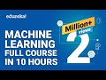 Machine Learning Full Course Learn Machine Learning 10 Hours Machine Learning Tutorial Edureka