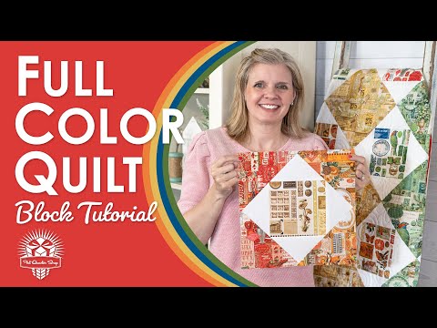 Quilt with ALL the COLORS! Full Color Quilt ???? Free Pattern for Color Lovers ???? Fat Quarter Shop
