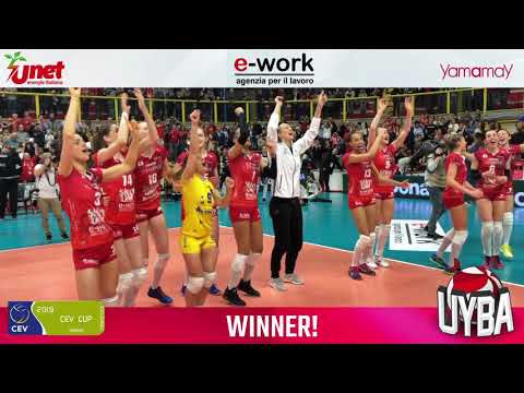 Finale CEV CUP 2019: Il film di  UYBA - CSM Volei Alba Blaj 3-1