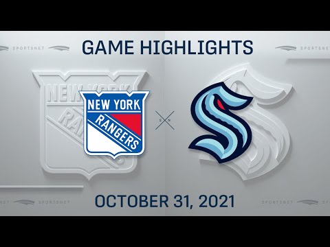 NHL Highlights | Rangers vs. Kraken - Oct. 31, 2021