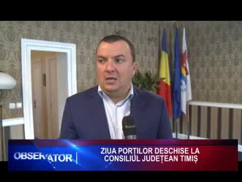 Calin Dobra - Ziua Portilor Deschise la Consiliul Judetean Timis