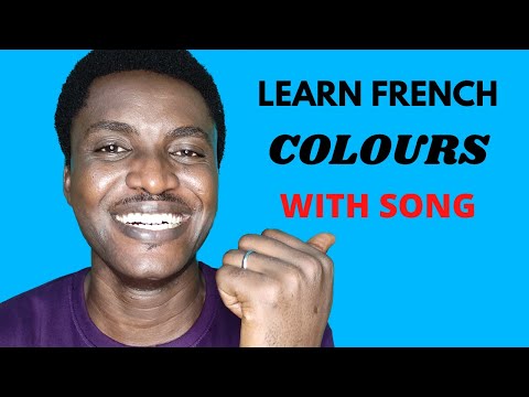 Learn how to say COLORS in French with CATCHY SONG (BEGINNER LESSON 5)