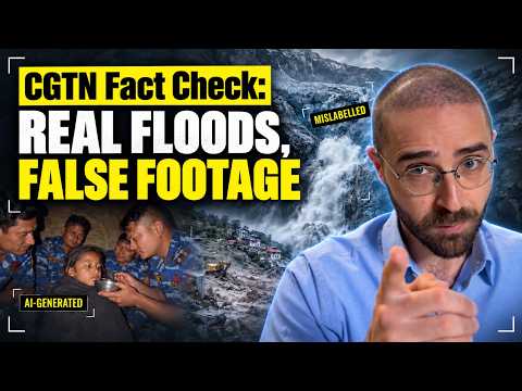 CGTN Fact check: Real floods, false footage