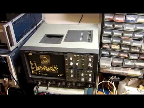 Demo imprimante thermique intégrée oscilloscope LeCroy