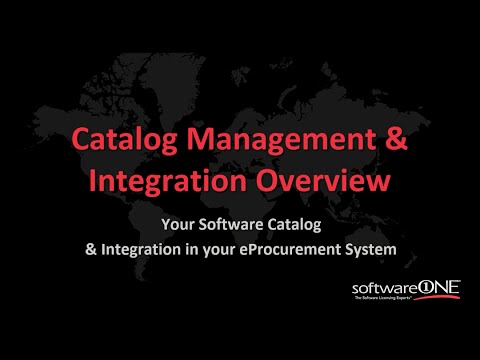SoftwareONE's Catalog Management & Integration Overview