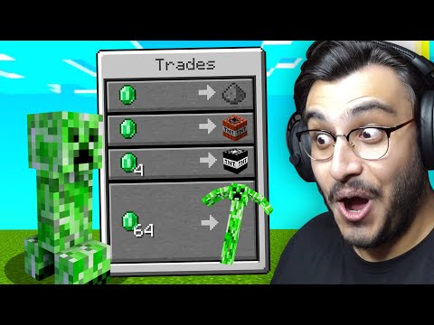 I CAN TRADE WITH ANY MOB IN MINECRAFT | RAWKNEE