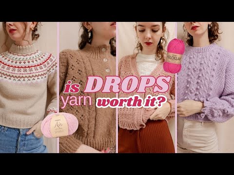 Is Drops yarn worth it? | Reviewing Everything I've Knit!