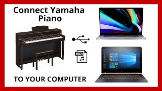How To Connect Yamaha Digital Piano/Keyboard to Ma