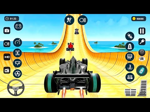 Formula Car Stunt Game - Mega Ramp Car Racing - Android Gameplay 