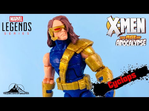 Marvel Legends X-Men Age of Apocalypse (Colossus BAF) CYCLOPS Video Review