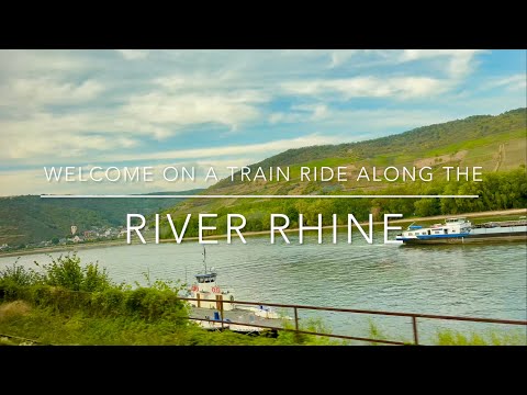 A train ride along the river Rhine. Koblenz—Bingen—Mainz.