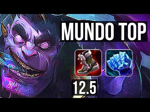 DR. MUNDO vs AATROX (TOP) | Rank 5 Mundo, 1.4M mastery, 4/2/10, 300+ games | TR Grandmaster | 12.5