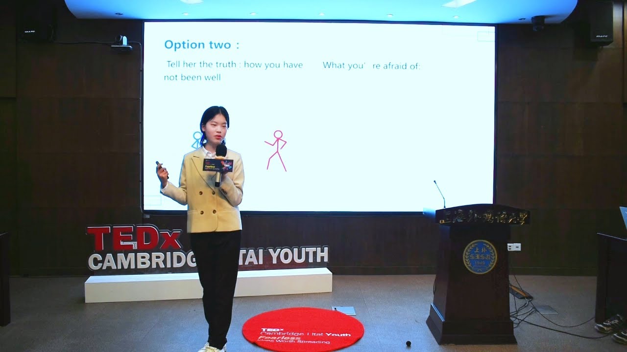 Stand with Your Emotions  | Tianqing Zhao | TEDxLitai Cambridge Youth