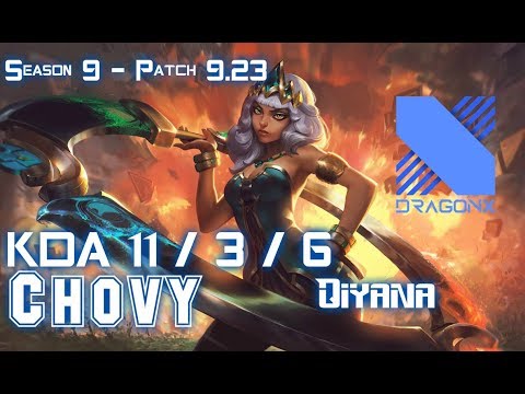 DRX Chovy QIYANA vs PANTHEON Mid - Patch 9.23 KR Ranked