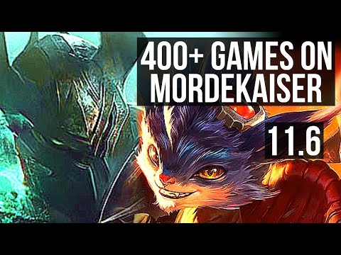 MORDEKAISER vs RUMBLE (TOP) | 400+ games, 9/4/12 | NA Master | v11.6