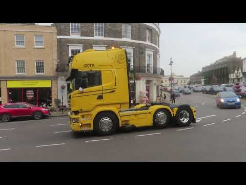 WEDDING PARTY !! ROLLS ROYCE PHANTOM V12, SCANIA (LADY ANNABEL) SCANIA 8V (WOODY),DAF XF350 (MUSIC)