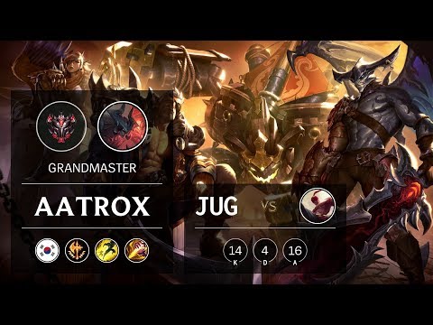 Aatrox Jungle vs Lee Sin - KR Grandmaster Patch 9.11