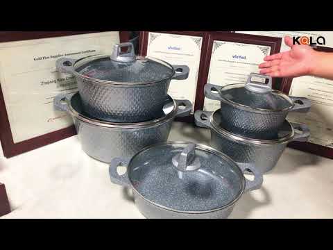 20-24-28-32cm shallow casserole with glass lid