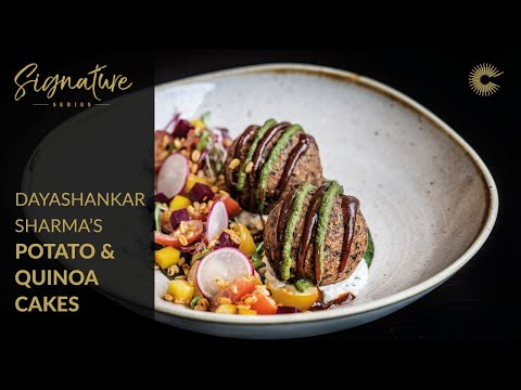 Dayashankar Sharma's Cheesy Potato and Quinoa Cakes