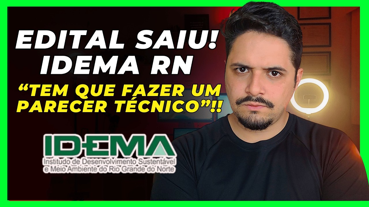 NOTICE 2025 - IDEMA-RN Competition - Find out what to STUDY, HOW MUCH YOU EARN? and much more