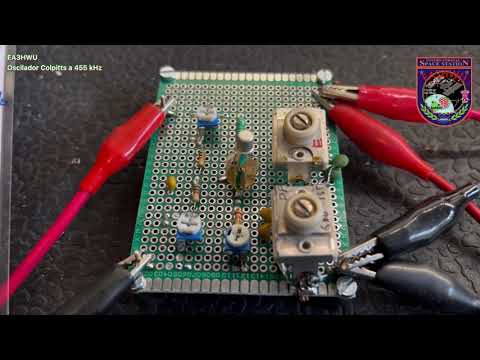 EA3HWU Oscilador Colpitts 455 kHz verificado