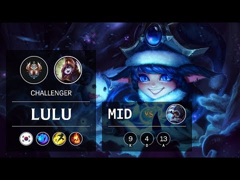 Lulu Mid vs Talon - KR Challenger Patch 9.16