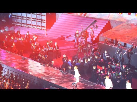 [Reaction to 스트레이키즈 Full Ver.] 방탄소년단(BTS),트와이스,레드벨벳,워너원,뉴이스트,세븐틴@190115 서울 가요대상 [ 4k Fancam/직캠