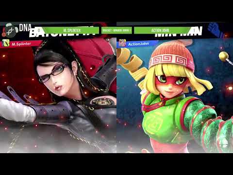 DNA.exe S7E1 - M. Splinter (Bayonetta) Vs. Action John (Min Min) - Bracket - Winners Round 1