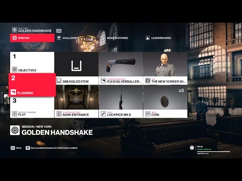 HITMAN™️ 2 Master Difficulty, Silent Assassin, Suit Only - New York "Golden Handshake" (5:47)