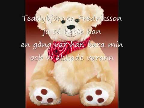 Teddybjörnen Fredriksson (med text)