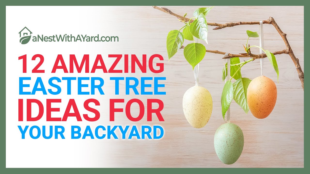 12 Amazing Easter Egg Tree Ideas For Your Backyard And Outdoor Area