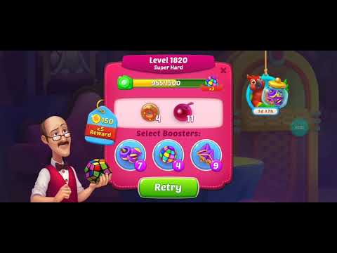 Homescapes Beat Level 1819 - 1820 | Gameplay Walkthrough 🏠